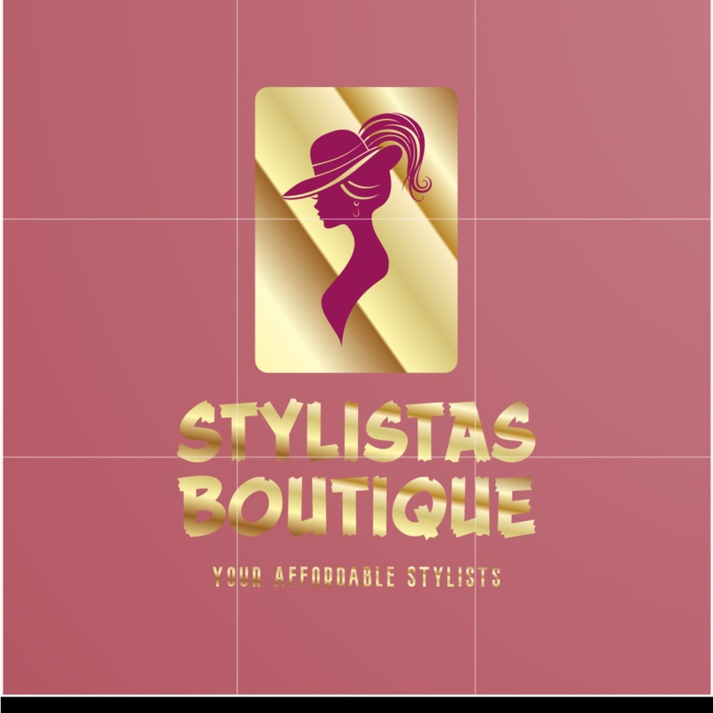 Stylish Pink and Gold Boutique Logo